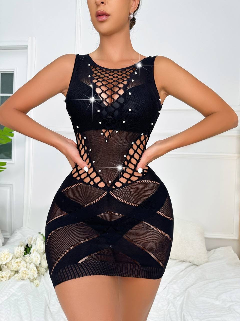 Fishnet Body Stocking