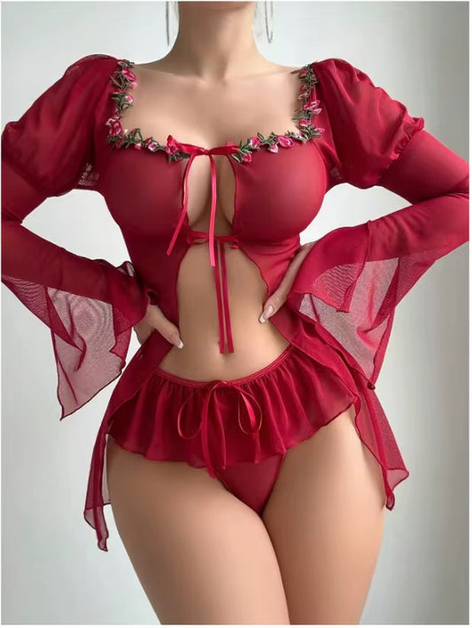 Burgundy set