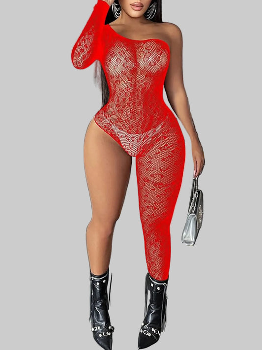 Leopard Half body Fishnet