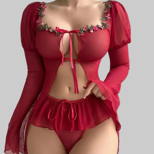 Burgundy set