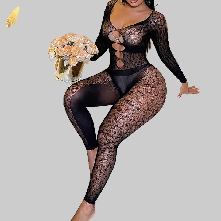 Leopard Fishnet