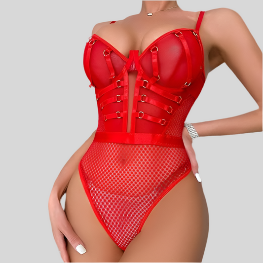 Classy Red Bodysuit