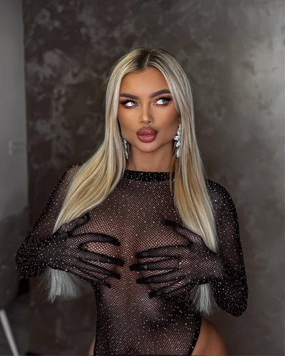 Premium Strass bodysuit