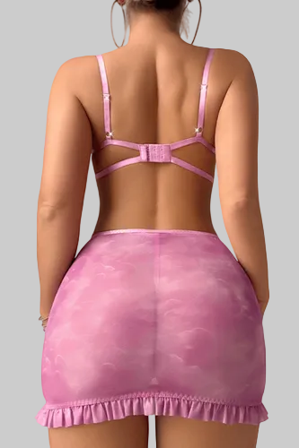Pink skirt