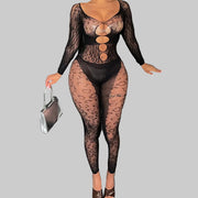 Leopard Fishnet
