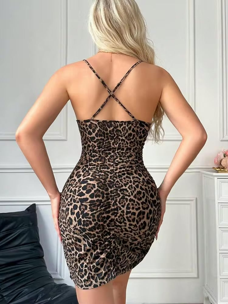 Leopard Short Dress