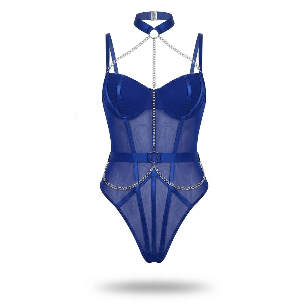 Premium Navy Bodysuit