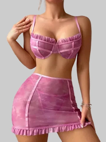 Pink skirt