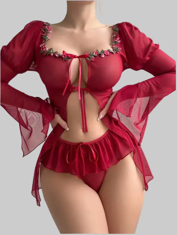 Burgundy set