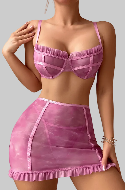 Pink skirt