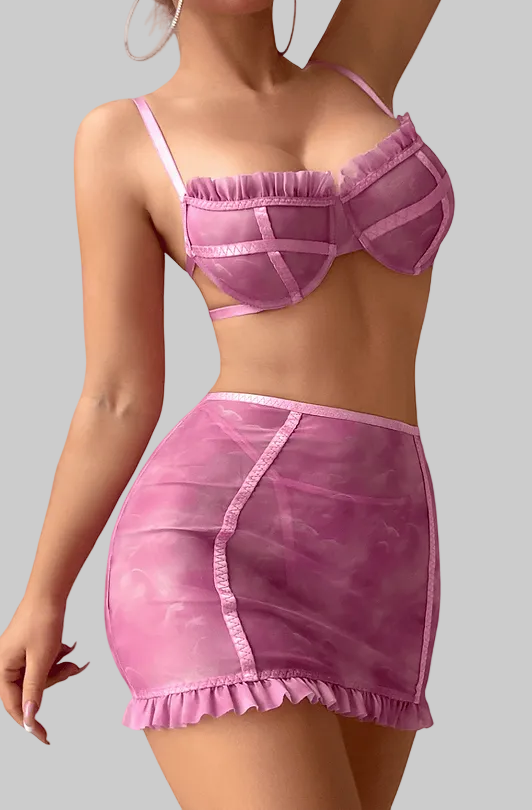 Pink skirt