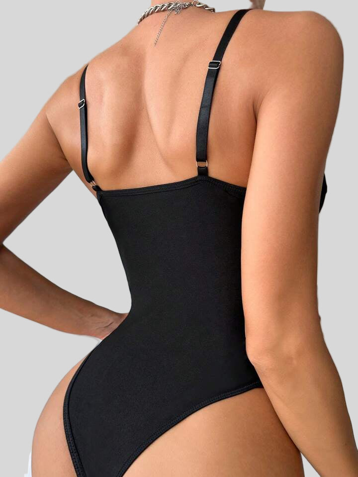 Premium Black Bodysuit