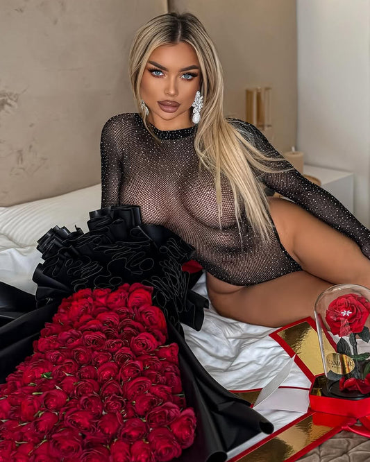 Premium Strass Bodysuit