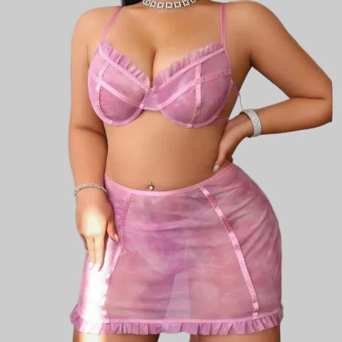 Pink skirt