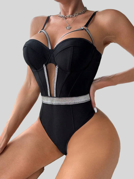 Premium Black Bodysuit
